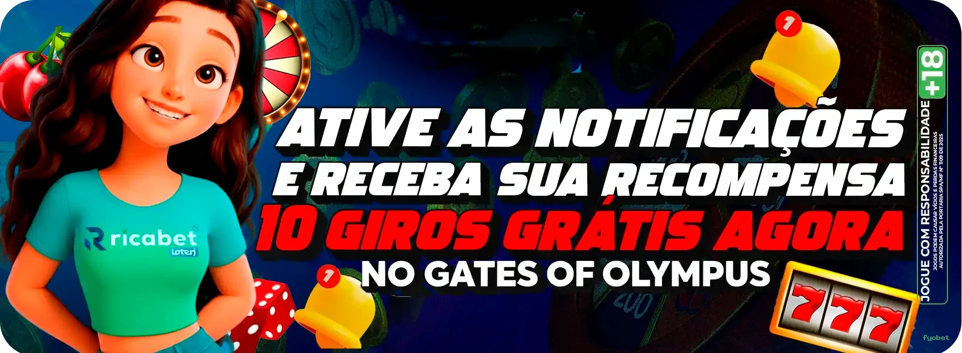 Conta fyobet sincronizada site e app